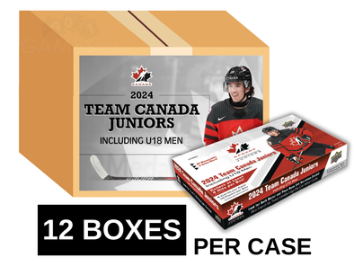 2024 Upper Deck Team Canada World Juniors Hockey Hobby 12 Box Case