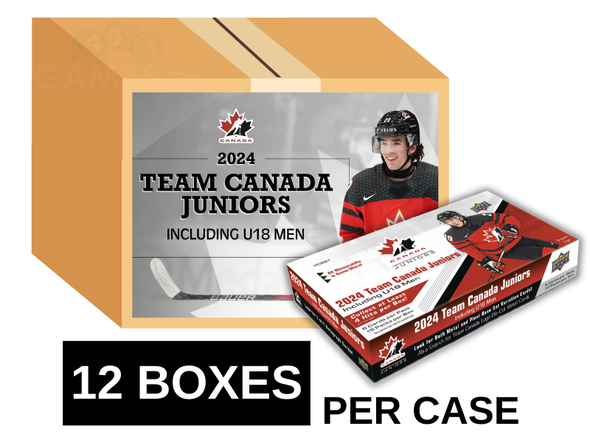 2024 Upper Deck Team Canada World Juniors Hockey Hobby 12 Box Case