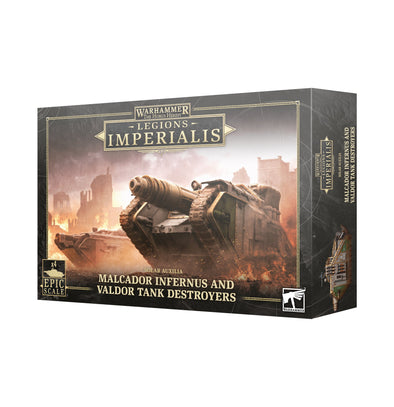 Warhammer: Legions Imperialis - Malcador Infernus and Valdor Tank Destroyers