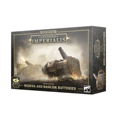 Warhammer: Legions Imperialis - Medusa and Basilisk Batteries