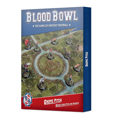 Blood Bowl - Gnome Team - Pitch & Dugouts