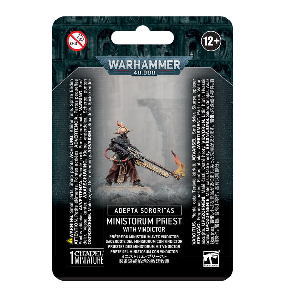 Warhammer 40,000 - Adepta Sororitas - Ministorum Priest with Vindictor