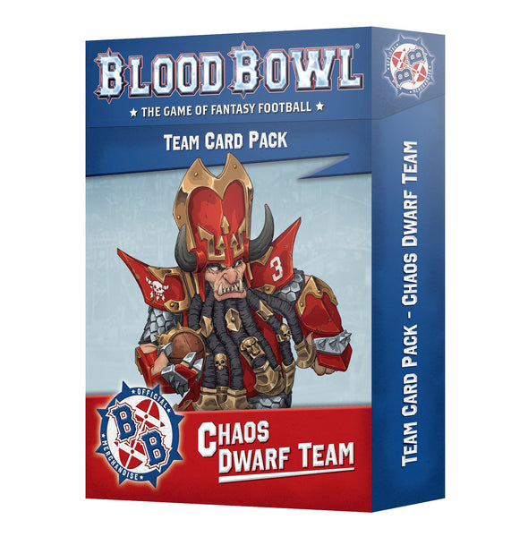 Blood Bowl - Chaos Dwarf Team - Cards **