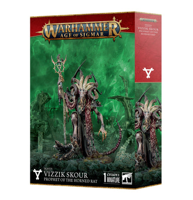 Warhammer: Age of Sigmar - Skaven - Vizzik Skour: Prophet of the Horned Rat