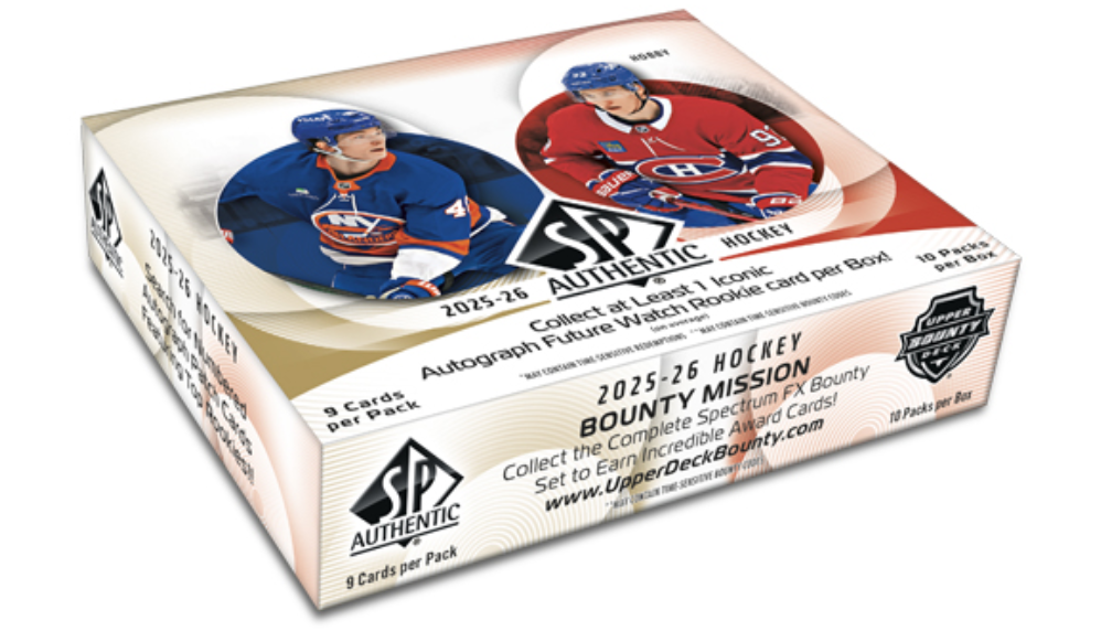 401 Games Canada - 2025-26 Upper Deck SP Authentic Hockey Hobby Box