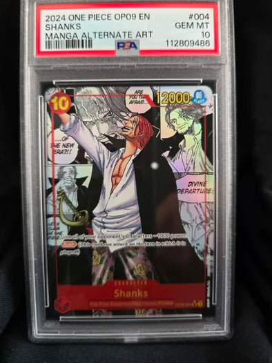401 Games Canada - Shanks (Manga) (Alternate Art) - OP09-004 - Secret Rare 