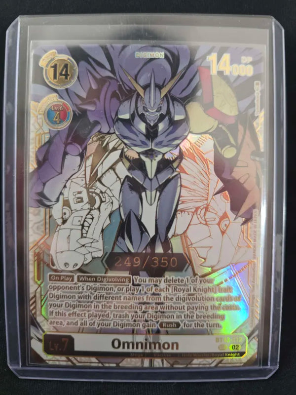 Omnimon (Rare Pull) #249/350 - BT13-112 - Secret Rare