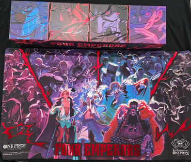 one piece card game english 2nd anniversary set The ONE PIECE CARD GAME English Version 2nd Anniversary Set is coming to celebrate in style! Featuring the New Four Emperors, this exclusive set is packed with stunning accessories and special