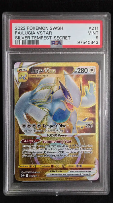 401 Games Canada - Lugia VStar - Silver Tempest - Secret Rare - MINT PSA 9