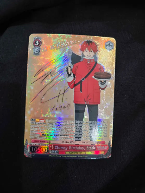 Clumsy Birthday, Stark (Silver Signature) (SP) - SFN/S108-E047SPSP - Special Rare