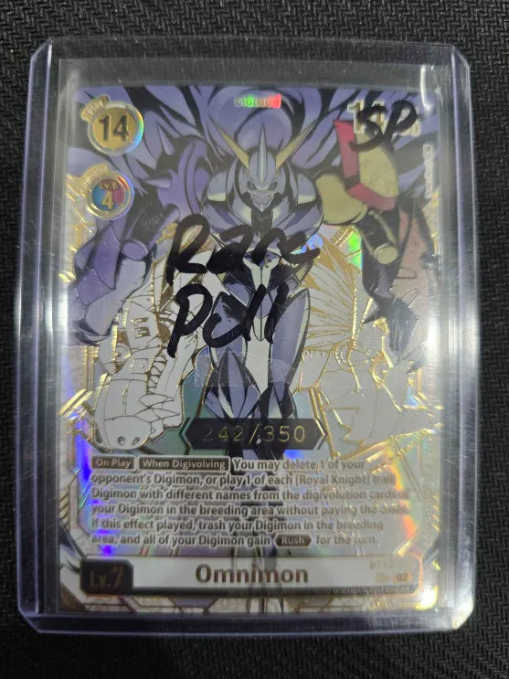 Omnimon (Rare Pull) #242/350 - BT13-112 - Secret Rare