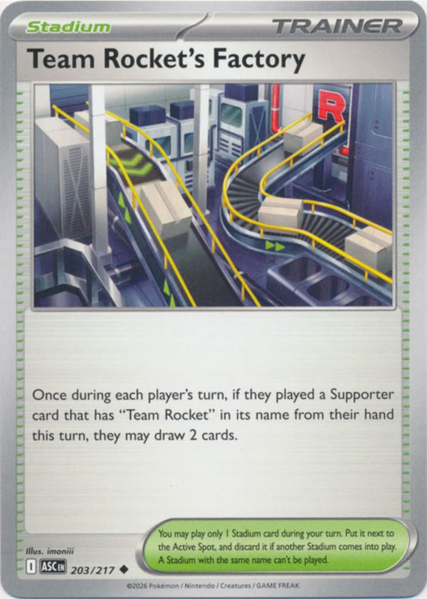 Team Rocket's Factory - 203/217 - Uncommon