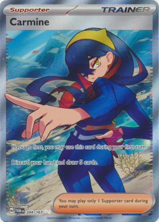 401 Games Canada - Carmine - 204/167 - Full Art Ultra Rare 401 Games Canada - Carmine - 204/167 - Full Art Ultra Rare
