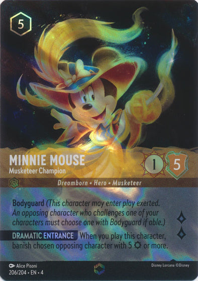 Minnie Mouse (Musketeer Champion) - 206/204 - Enchanted