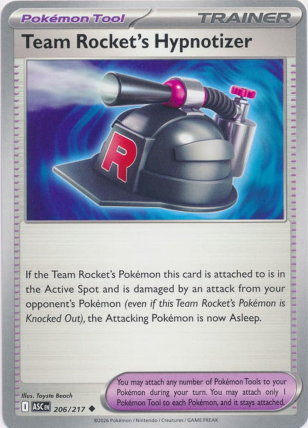 Team Rocket's Hypnotizer - 206/217 - Uncommon