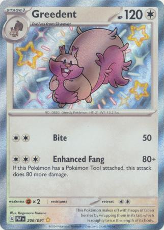401 Games Canada - Greedent - 206/091 - Shiny Rare 401 Games Canada - Greedent - 206/091 - Shiny Rare