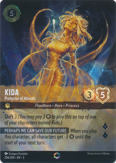 Kida (Protector of Atlantis) - 206/204 - Enchanted