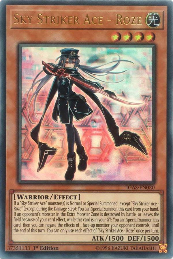 Sky Striker Ace - Roze - IGAS-EN020 - Ultra Rare - 1st Edition