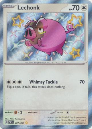 Lechonk - 207/091 - Shiny Rare