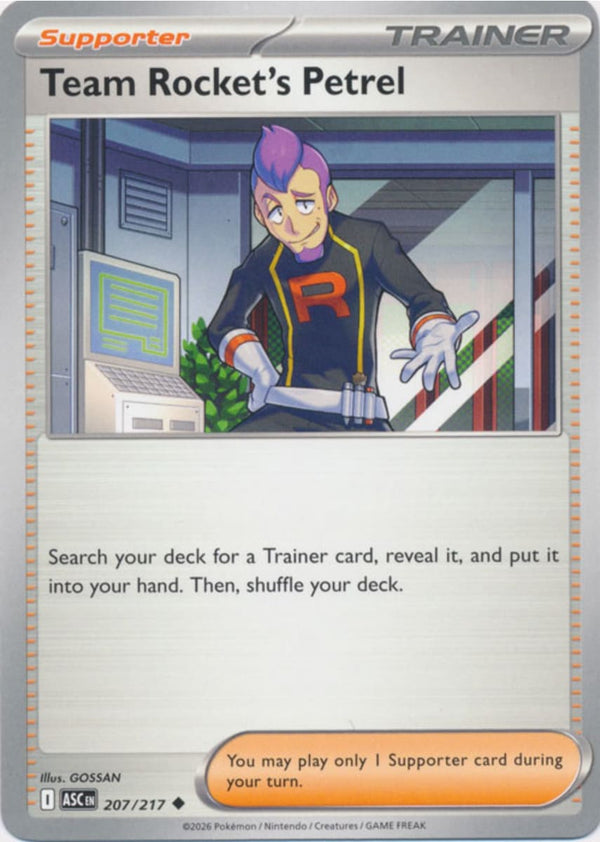 Team Rocket's Petrel - 207/217 - Uncommon