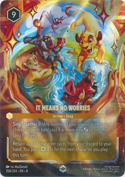 It Means No Worries (Enchanted) - 208/204 - Enchanted