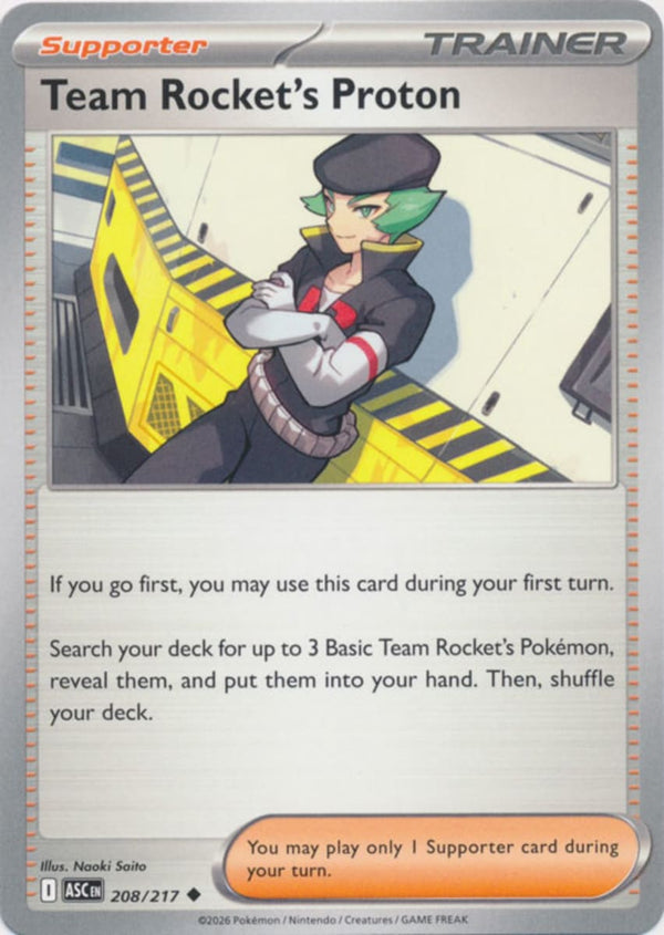 Team Rocket's Proton - 208/217 - Uncommon