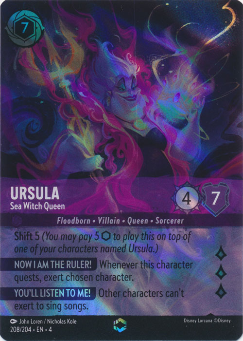 Ursula (Sea Witch Queen) - 208/204 - Enchanted