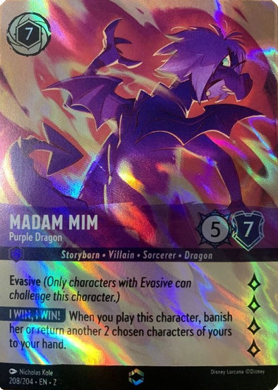 Madam Mim (Purple Dragon) - 208/204 - Enchanted