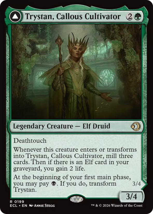 Trystan, Callous Cultivator // Trystan, Penitent Culler (ECL)