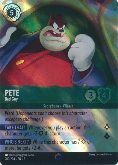 pete lorcana card 401 Games Canada - Pete (Bad Guy) - 209/204