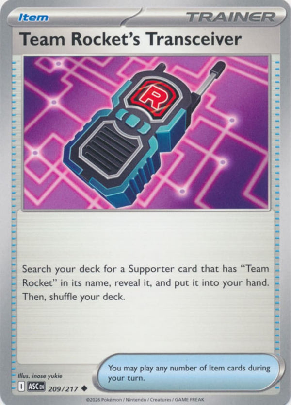 Team Rocket's Transceiver - 209/217 - Uncommon
