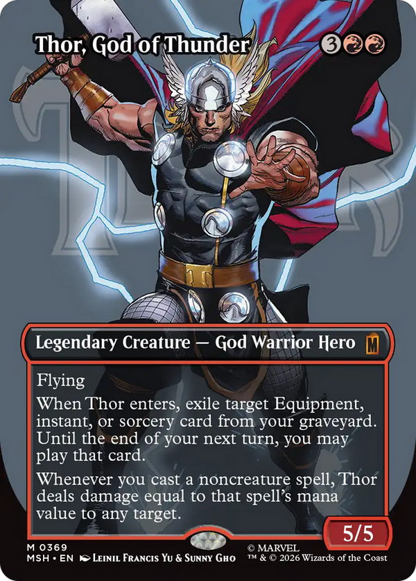Thor, God of Thunder - Logo Showcase (MSH) (Pre-Order)
