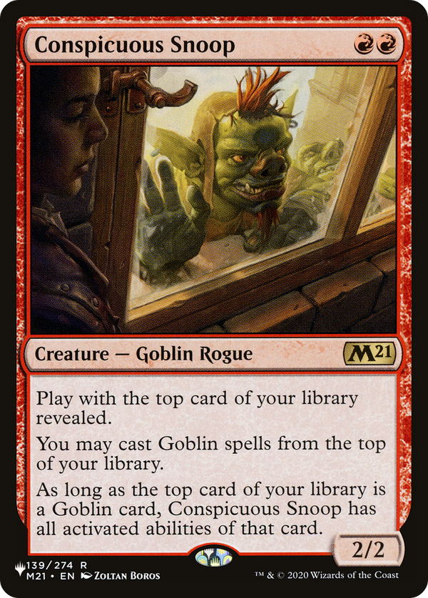 Conspicuous Snoop - M21 Reprint (PLST)