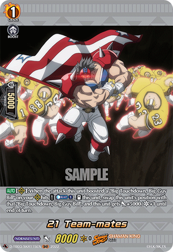 21 Team-mates - D-TB03/SKR115 - SKR available at 401 Games Canada