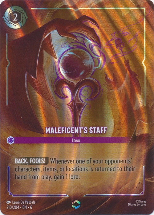 Maleficent's Staff (Enchanted) - 210/204 - Enchanted