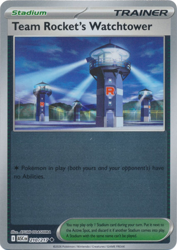 Team Rocket's Watchtower - 210/217 - Uncommon - Reverse Holo