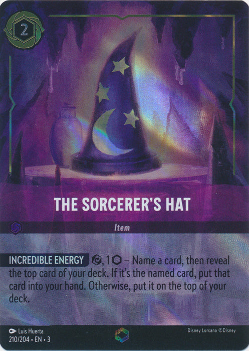 The Sorcerer's Hat (Alternate Art) - 210/204 - Enchanted