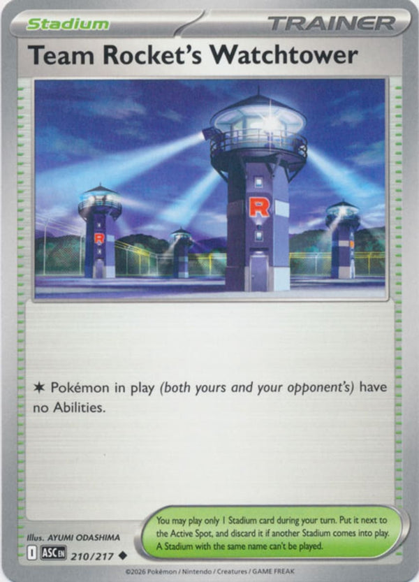 Team Rocket's Watchtower - 210/217 - Uncommon