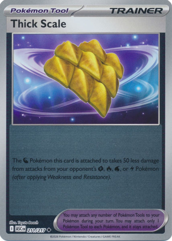 Thick Scale - 211/217 - Uncommon - Reverse Holo