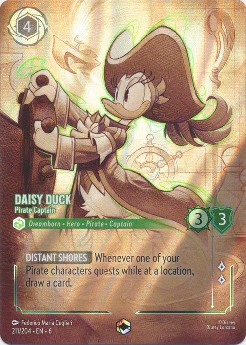 Daisy Duck (Pirate Captain) - 211/204 - Enchanted