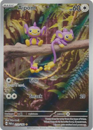 Aipom - 211/182 - Illustration Rare available at 401 Games Canada