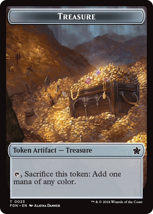 Treasure // Goblin Token (TFDN)