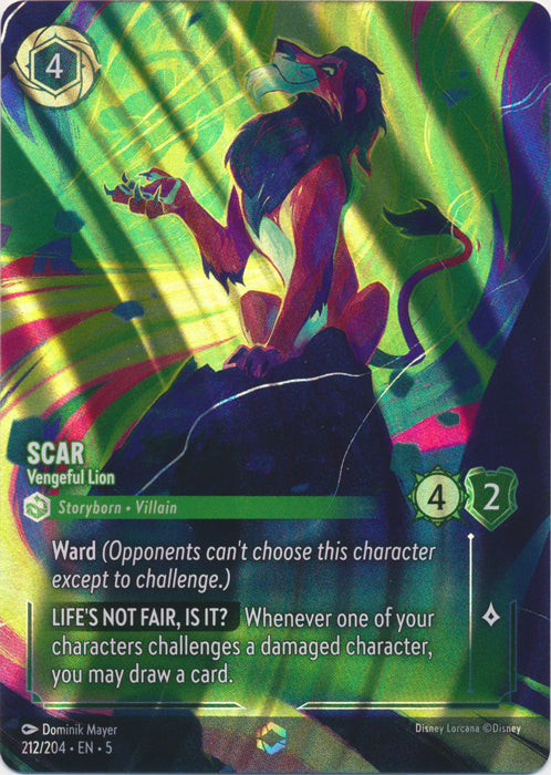 Scar (Vengeful Lion) - 212/204 - Enchanted