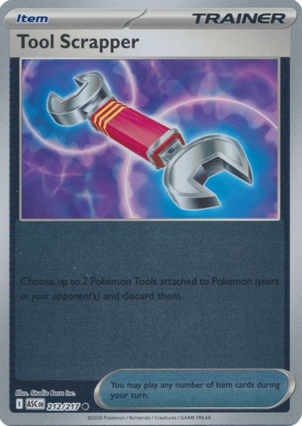 Tool Scrapper - 212/217 - Common - Reverse Holo