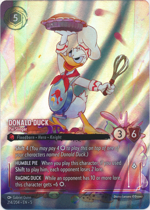 Donald Duck (Pie Slinger) - 214/204 - Enchanted