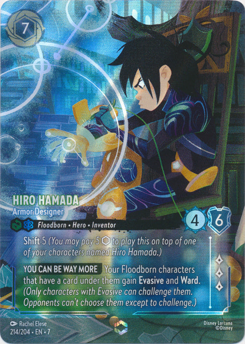 Hiro Hamada (Armor Designer) - 214/204 - Enchanted