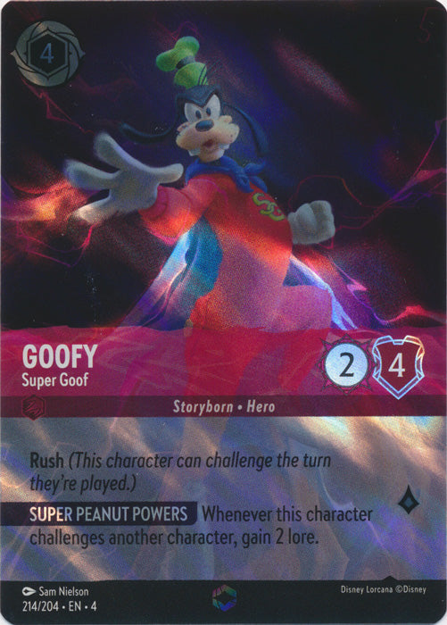 Goofy (Super Goof) - 214/204 - Enchanted