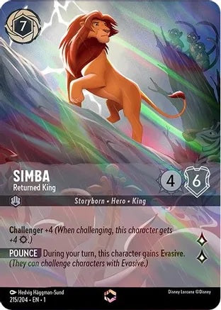 Simba (Returned King) - 215/204 - Enchanted