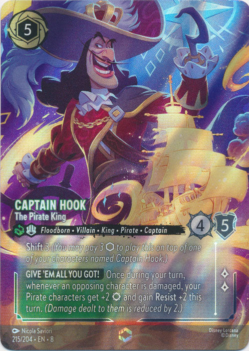Captain Hook (The Pirate King) - 215/204 - Enchanted