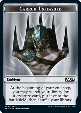 Emblem - Garruk, Unleashed Token (TM21)